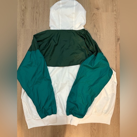 Nike Sportswear Windrunner Men's Full-Zip Jacket, XXL, Green/White, Hooded - Picture 3 of 6